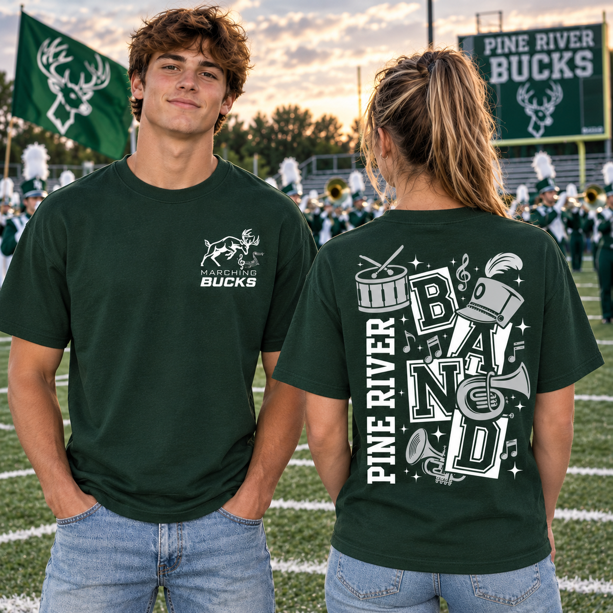 Pine River Marching Band UNISEX T-shirt