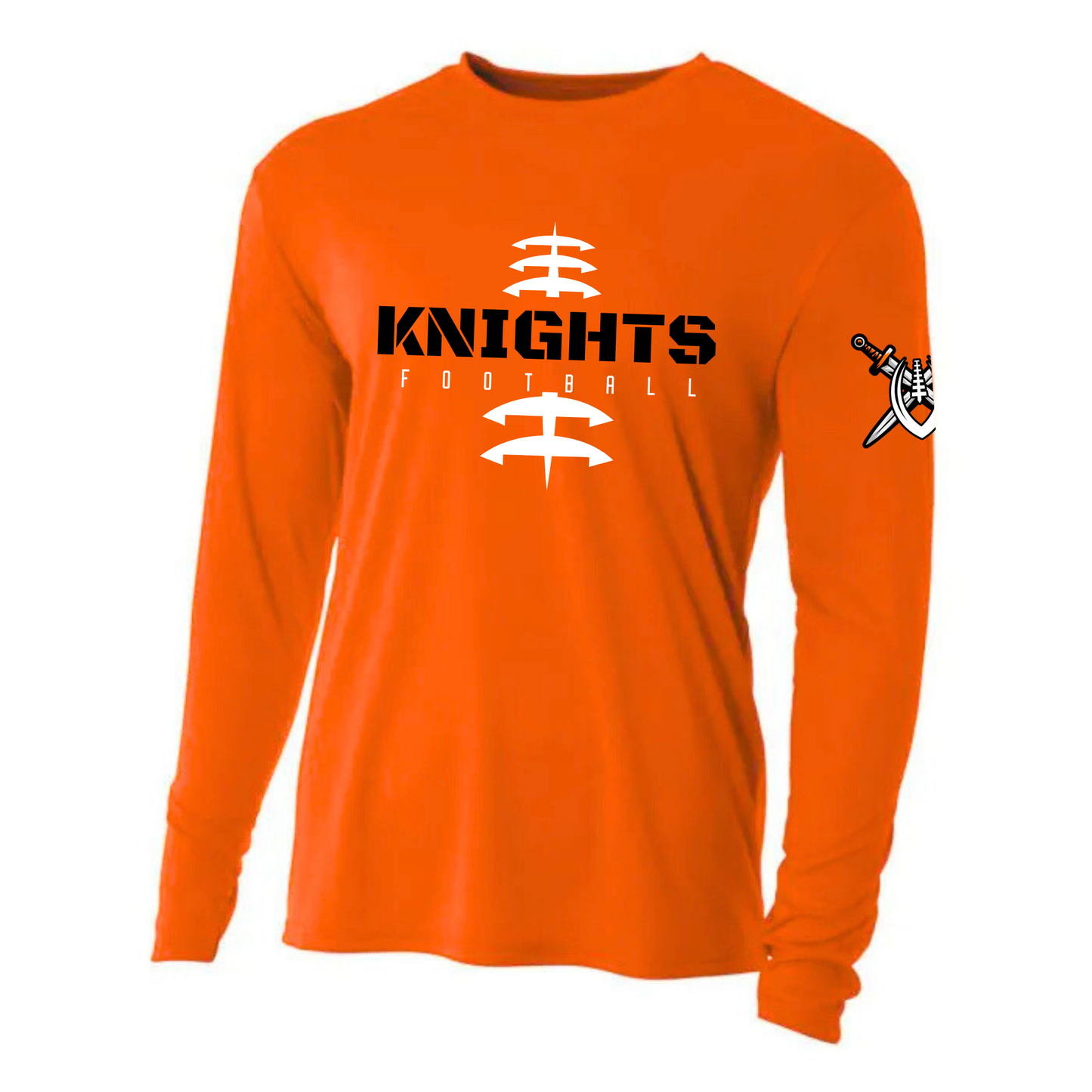 Knights Junior Football DRI-FIT Cooling Performance Long-Sleeve T-Shirt