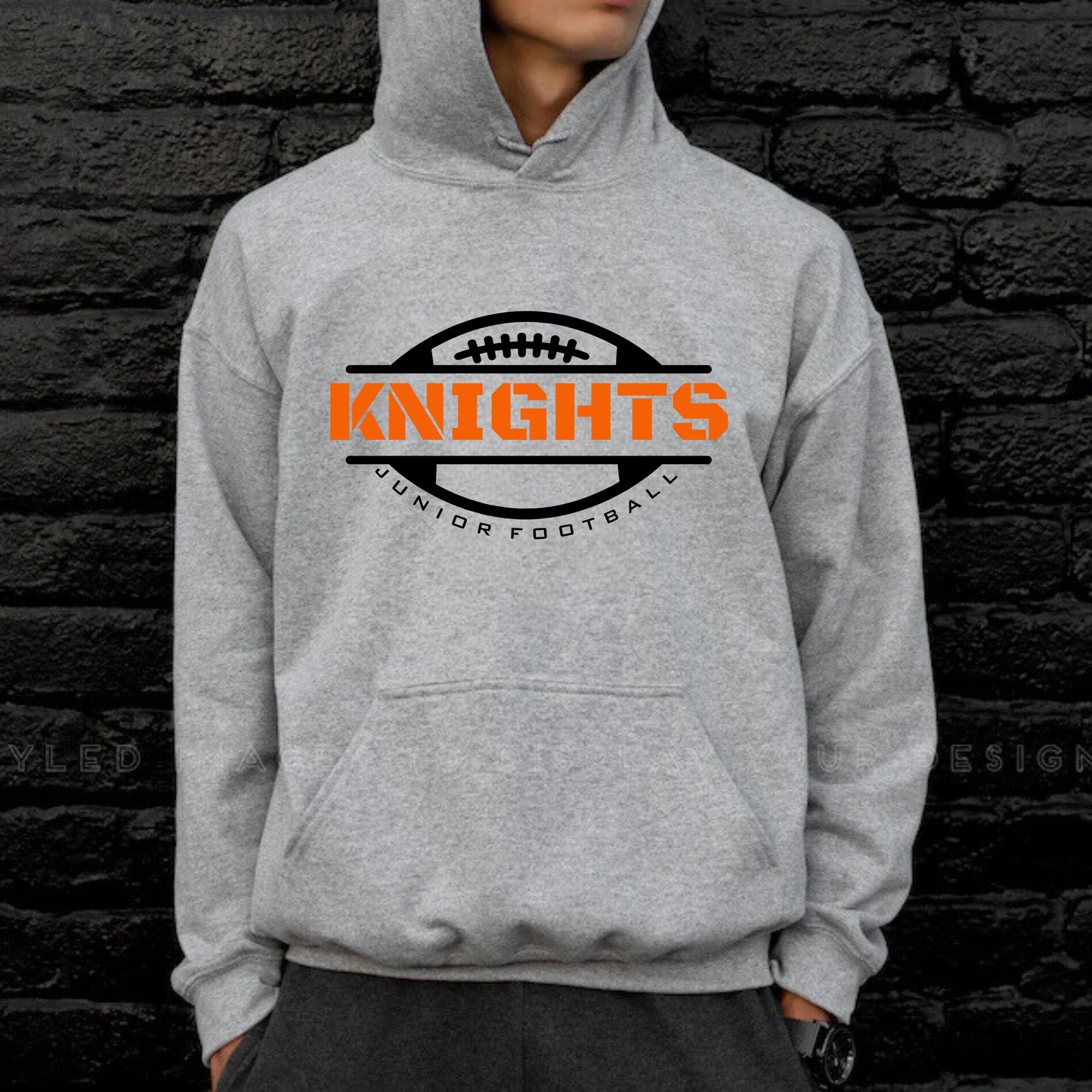 Knights Junior Football Unisex YOUTH Hoodie