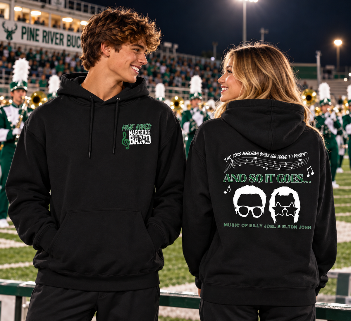 Pine River Marching Band UNISEX Hoodie