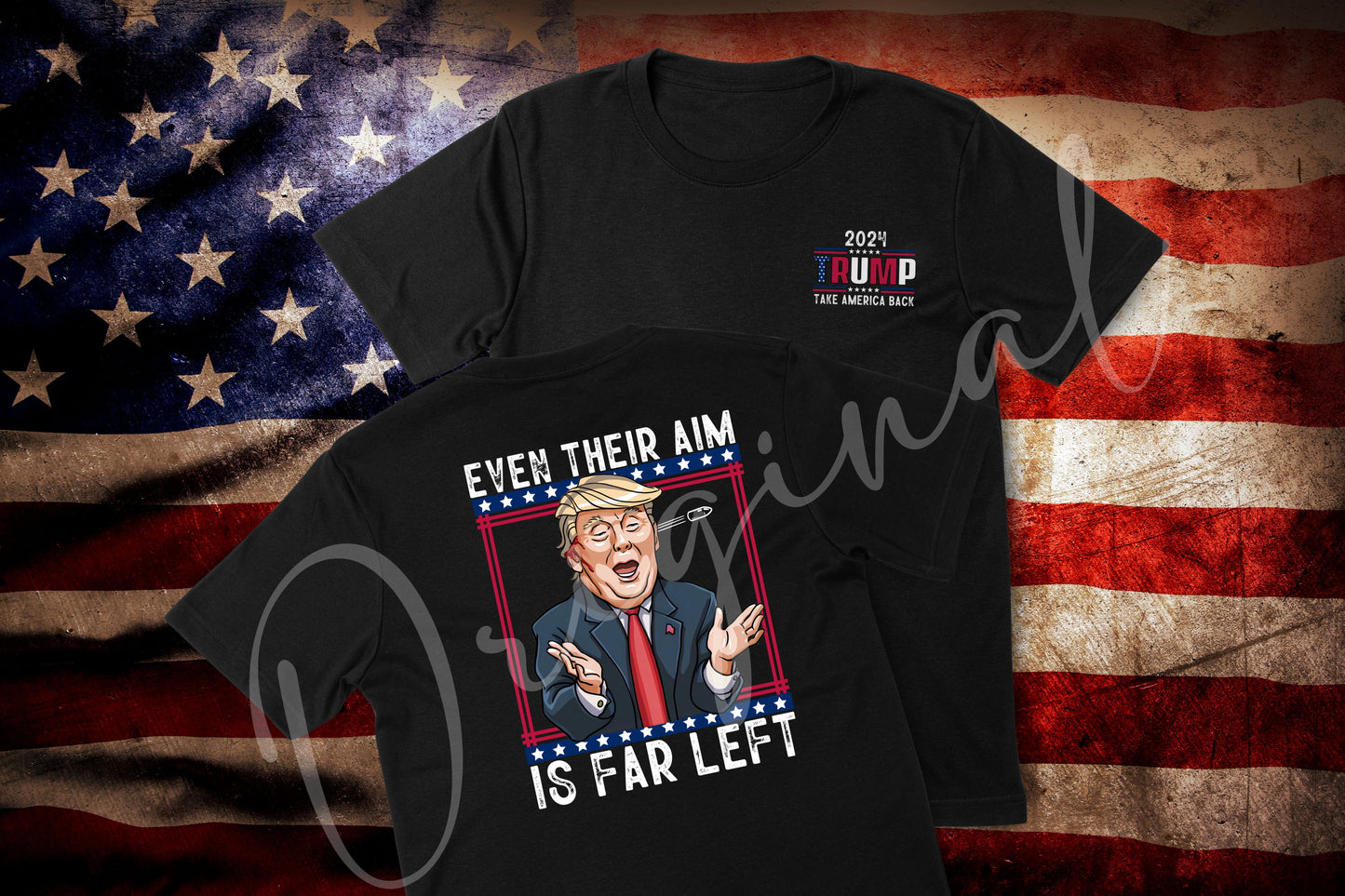 Even Their Aim is Far Left Adult Short Sleeve Tee