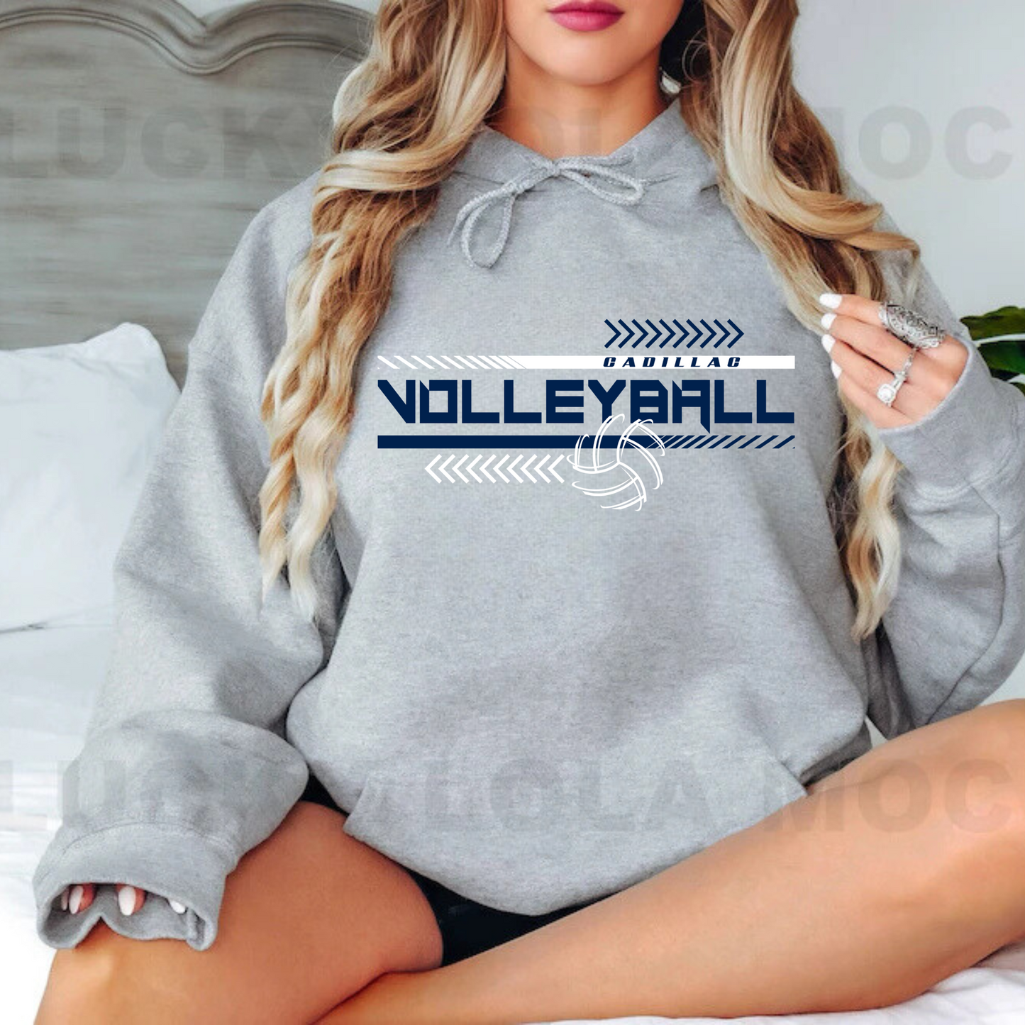 Cadillac Volleyball ADULT Hoodie