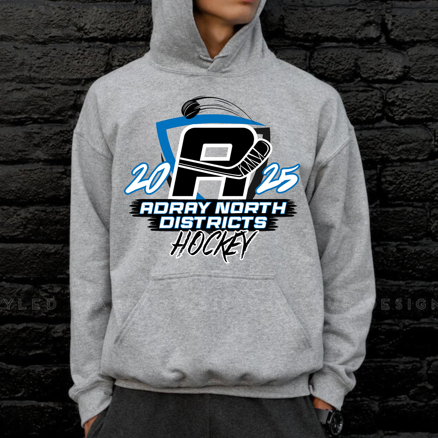 2025 ADRAY NORTH Hockey Districts Tournament Sweatshirt
