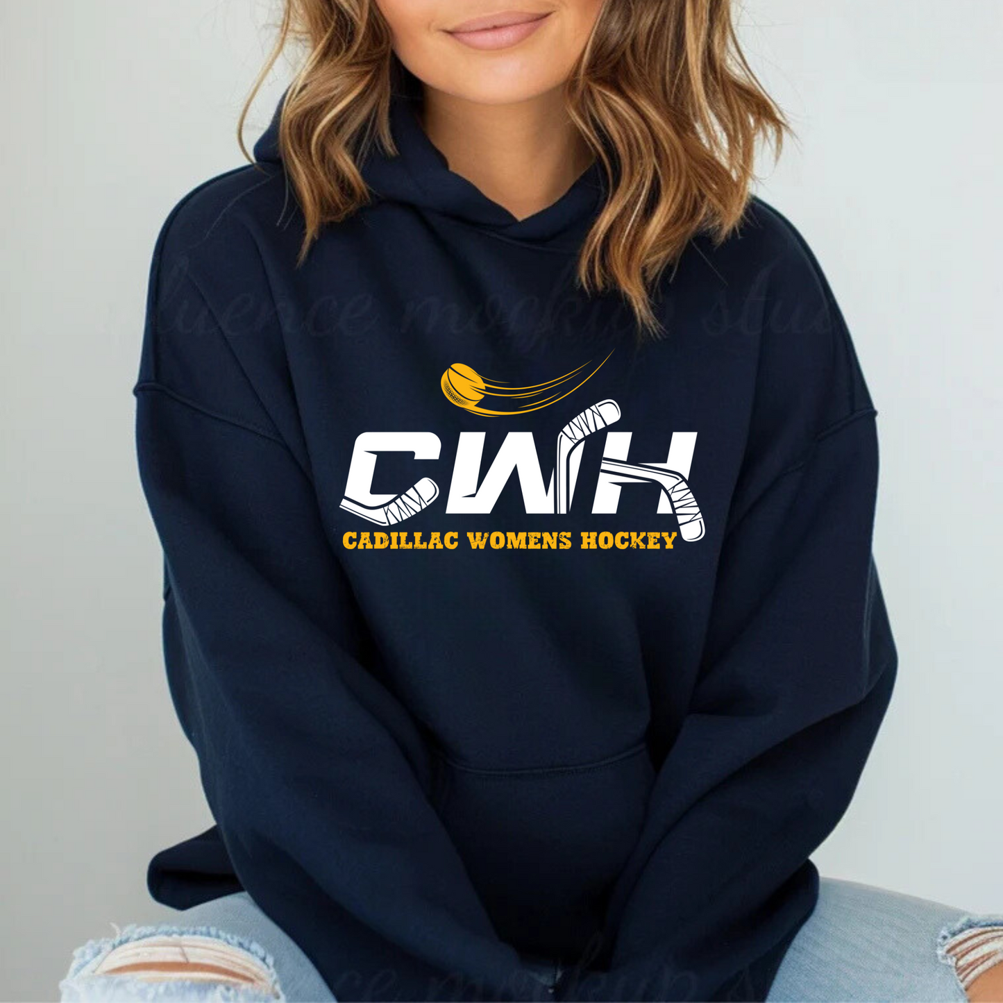 CWL Cadillac Women's Hockey ADULT Hoodie