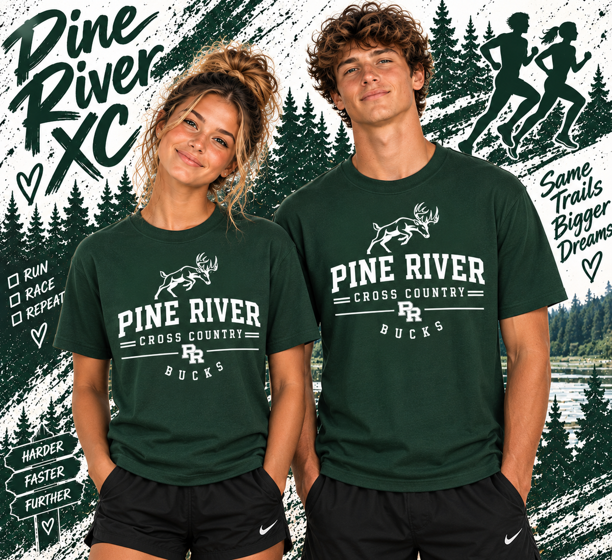 Pine River Cross Country UNISEX T-shirt