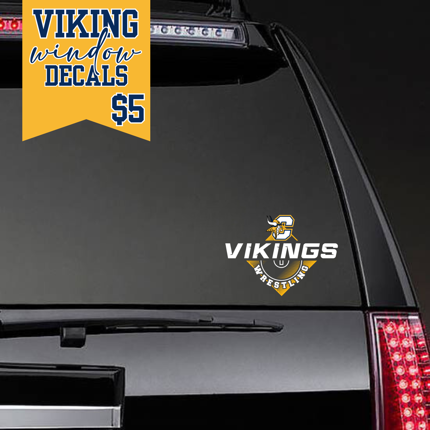 Cadillac Wrestling Auto Decal