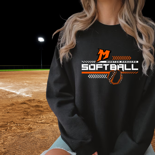 Manton Rangers Softball ADULT Unisex Crewneck Sweatshirt