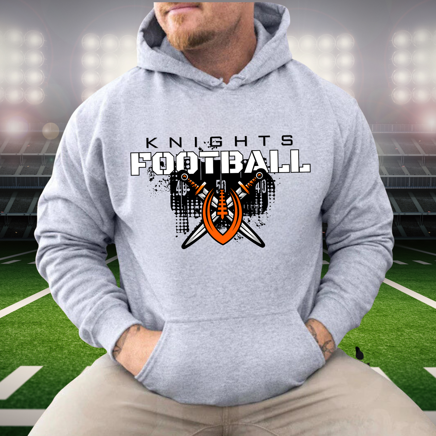Knights Junior Football ADULT Unisex Hoodie