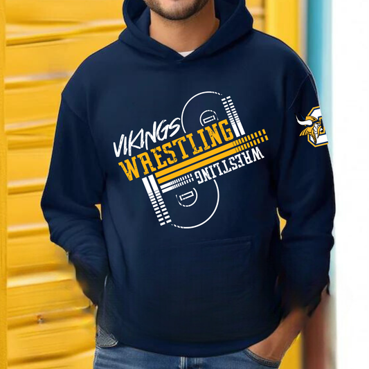 Vikings Wrestling ADULT Hoodie