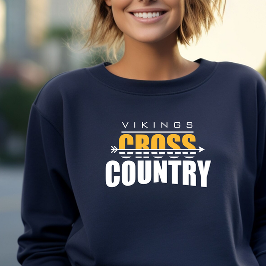 Cadillac Vikings Cross Country ADULT Unisex Crewneck Sweatshirt