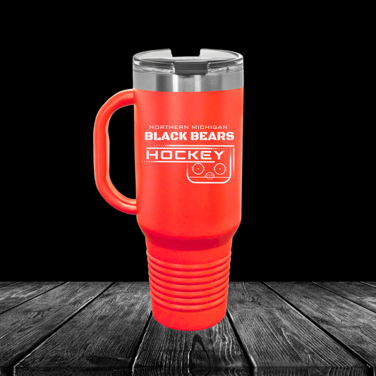 Black Bears Hockey 40 oz Tumbler w/Lid