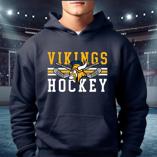 Cadillac Vikings Hockey ADULT Hoodie