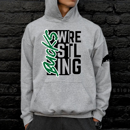 Pine River Bucks Wrestling Unisex YOUTH Hoodie