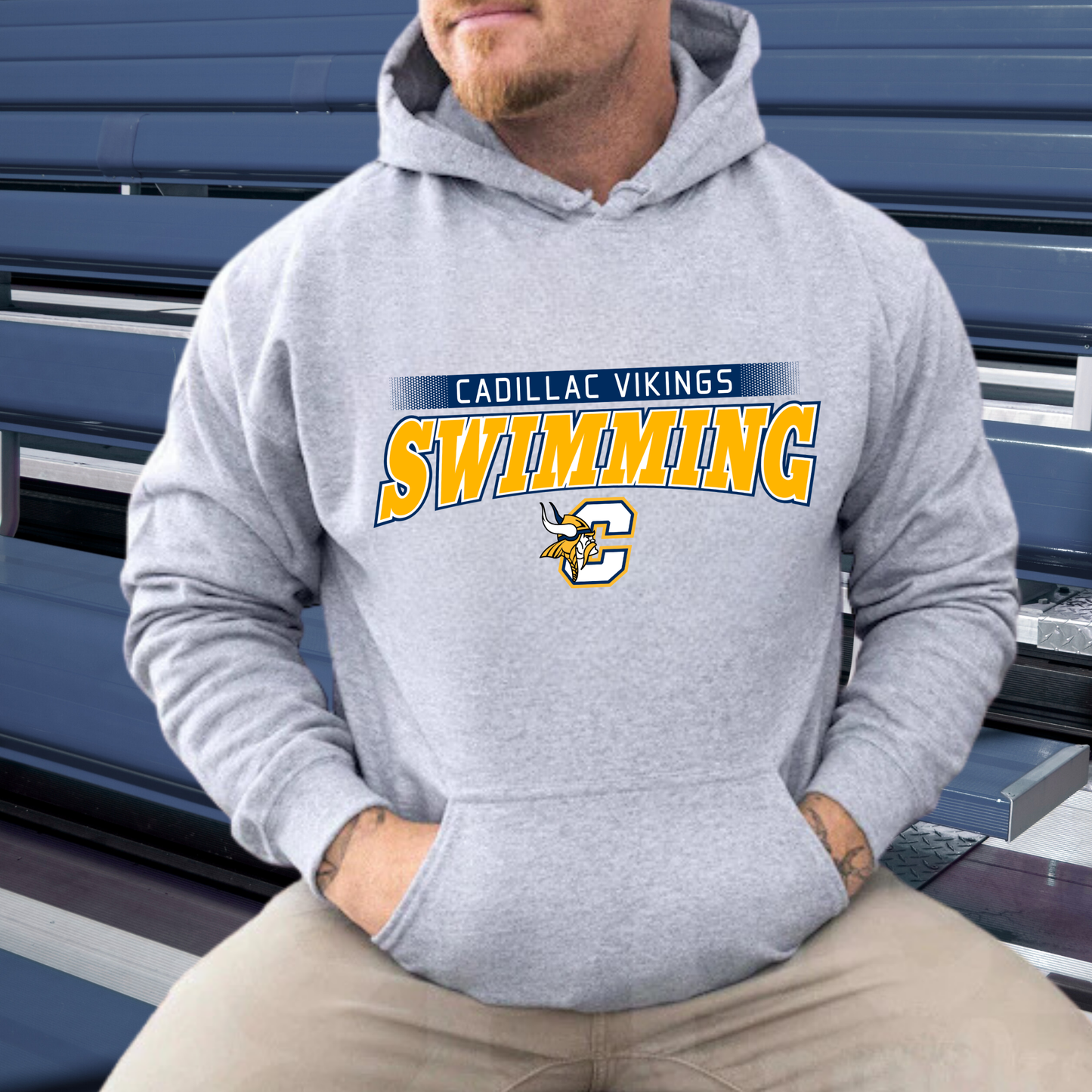 Cadillac Vikings Swim UNISEX Hoodie