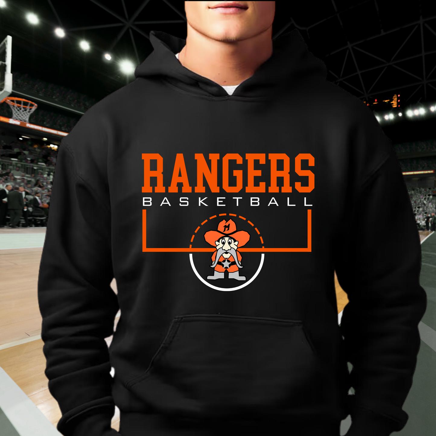 Manton Rangers Basketball ADULT Hoodie