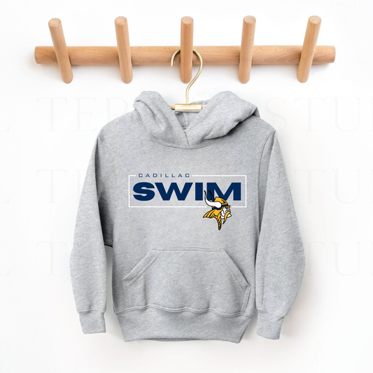 Cadillac Vikings Swim Unisex YOUTH Hoodie