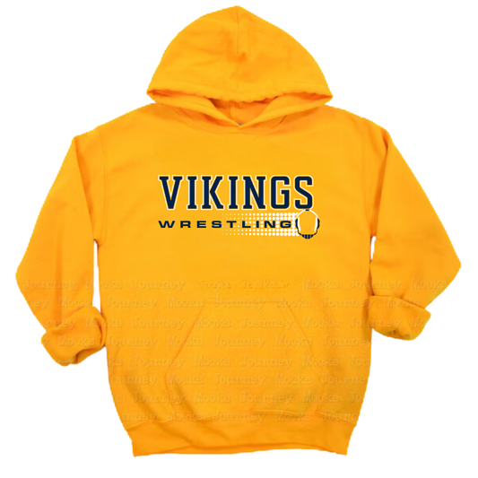 Cadillac Vikings Wrestling Unisex YOUTH Hoodie
