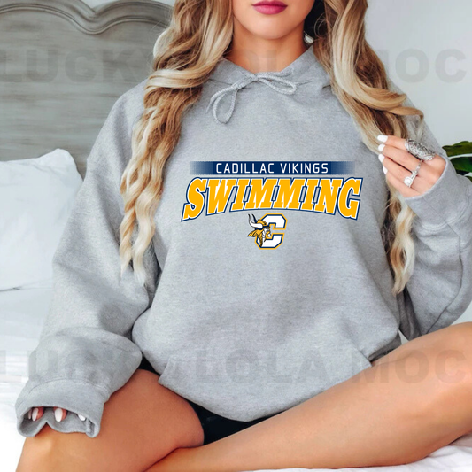 Cadillac Vikings Swim UNISEX Hoodie