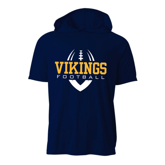 Cadillac Vikings Football DRI-FIT Cooling Performance Hooded T-Shirt