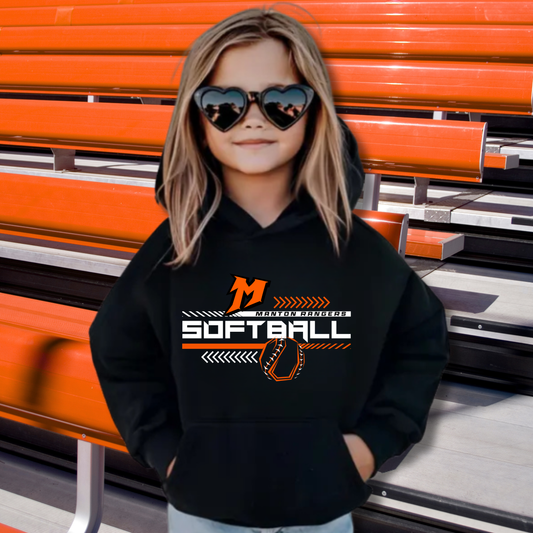Manton Rangers Softball Unisex YOUTH Hoodie