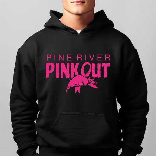 Pine River Pink Out Adult Hoodie