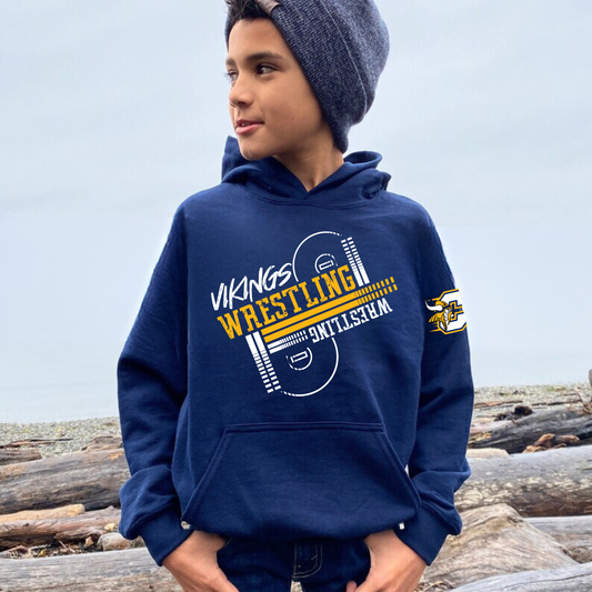 Vikings Wrestling YOUTH Hoodie