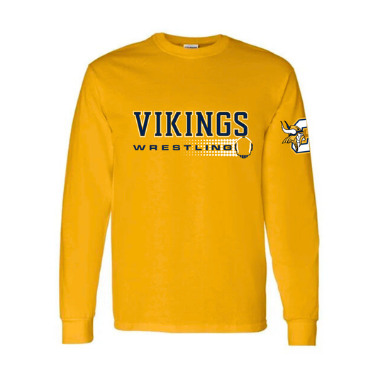 Cadillac Vikings Wrestling UNISEX Long-Sleeve T-Shirt
