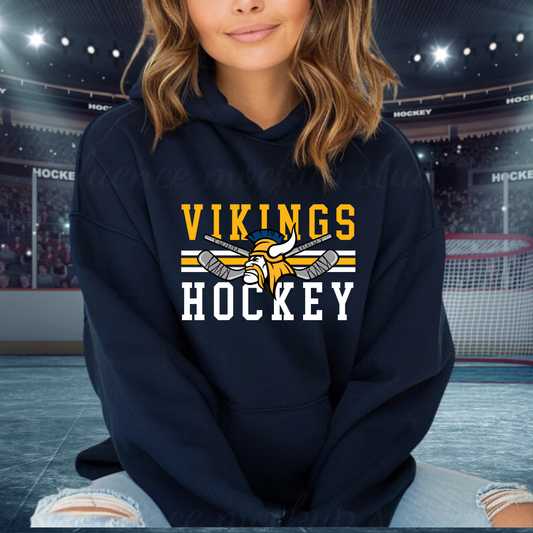 Cadillac Vikings Hockey ADULT Hoodie