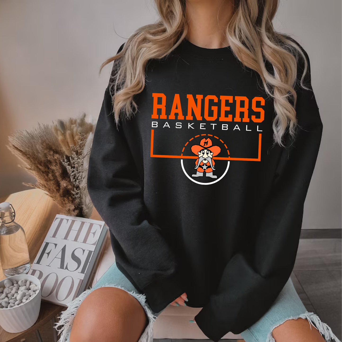 Manton Rangers Basketball ADULT Unisex Crewneck Sweatshirt