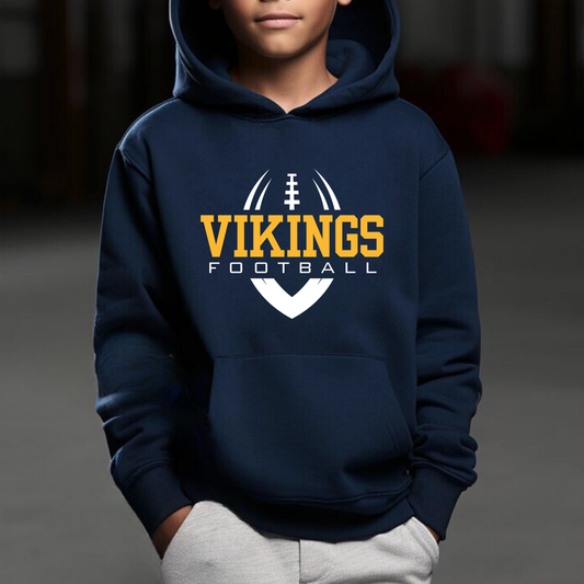 Cadillac Vikings Football Unisex YOUTH Hoodie