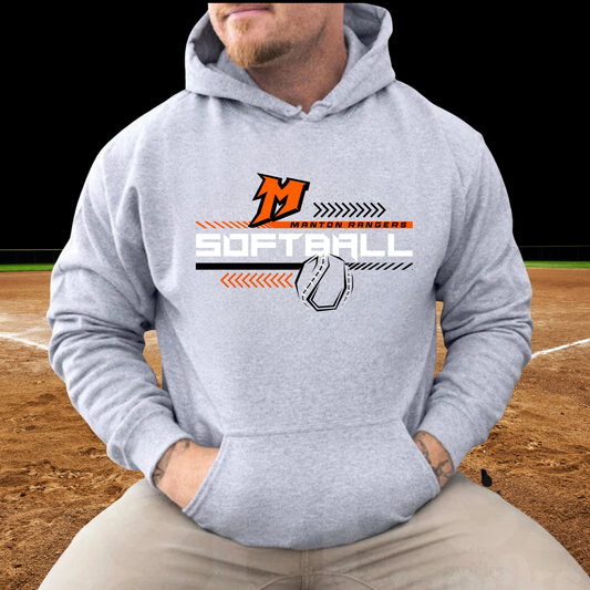 Manton Rangers Softball Unisex ADULT Hoodie