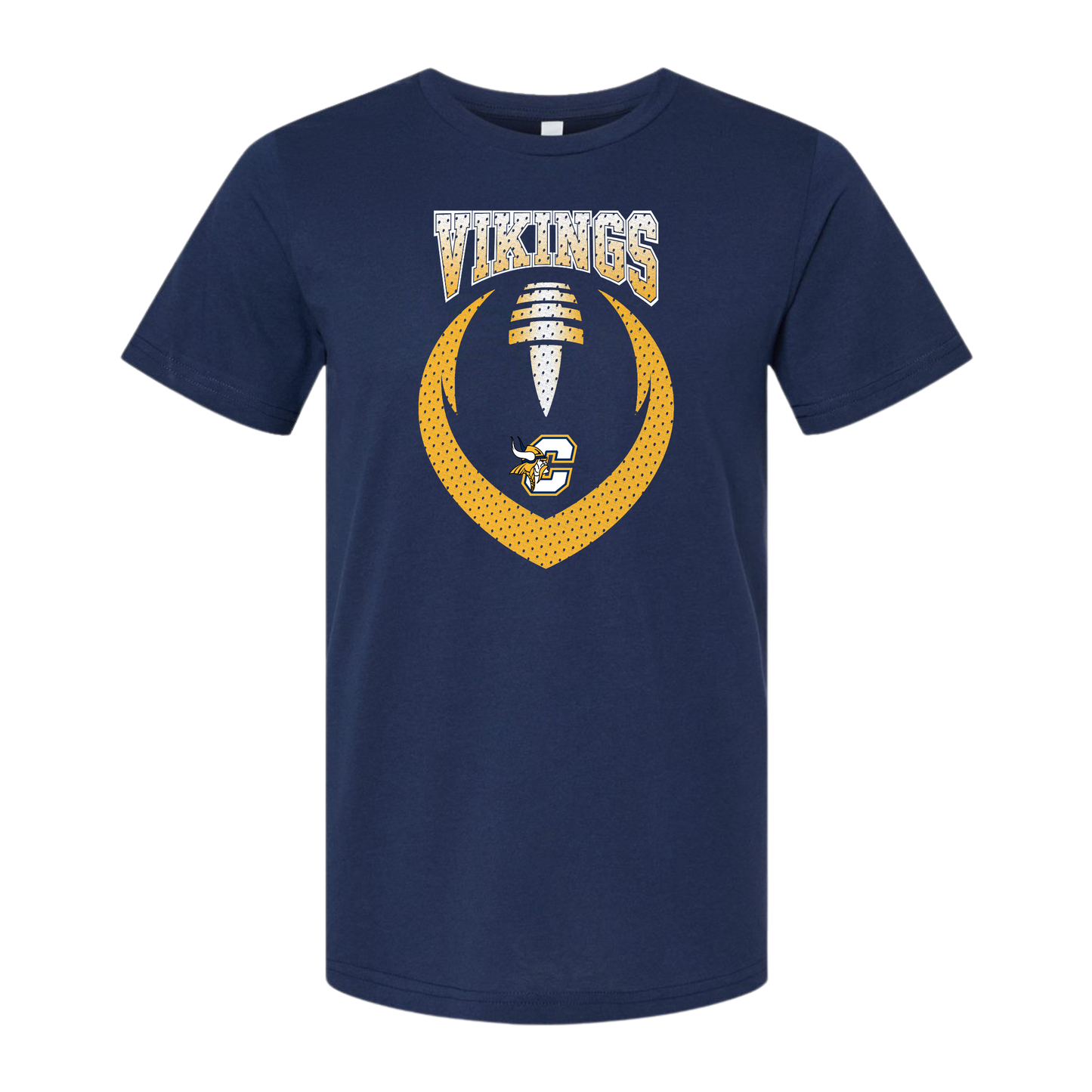 Cadillac Vikings Football UNISEX T-Shirt - NAVY