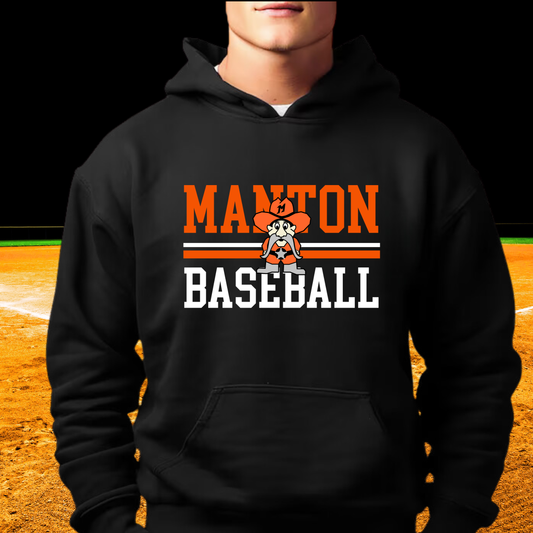 Manton Rangers Baseball Unisex ADULT Hoodie