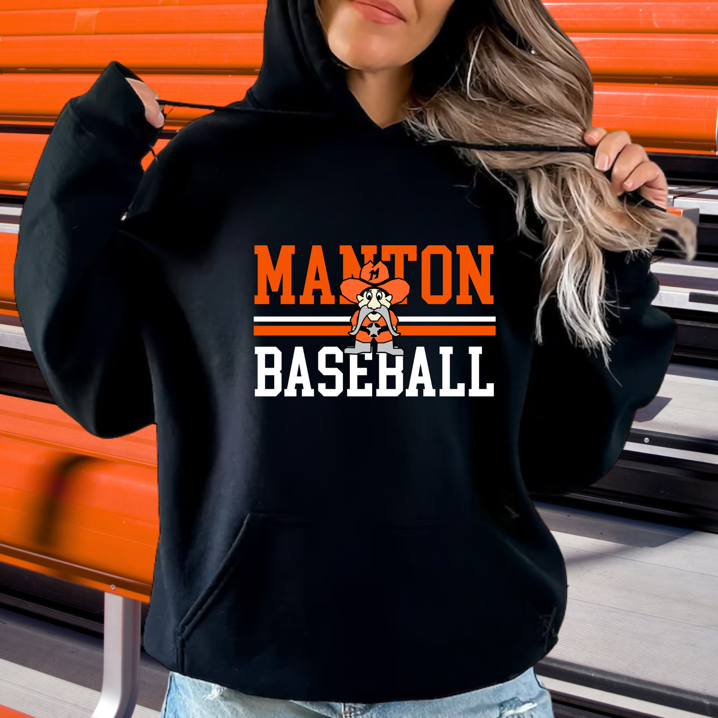 Manton Rangers Baseball Unisex ADULT Hoodie