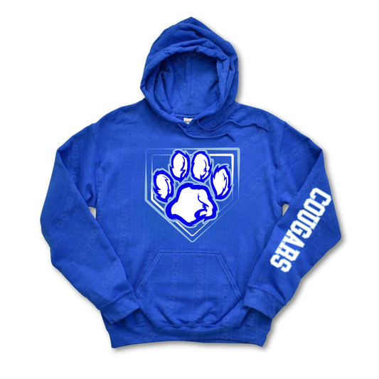 Great Lakes Cougars Baseball Unisex YOUTH Hoodie