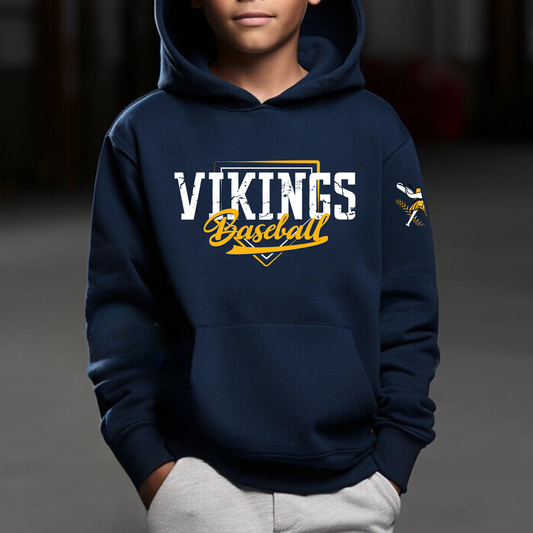 Cadillac Vikings Baseball Unisex YOUTH Hoodie