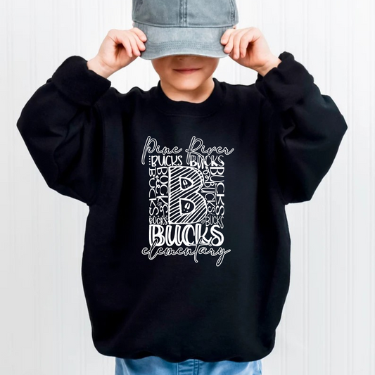 Pine River Elementary Unisex YOUTH Crewneck Sweatshirt