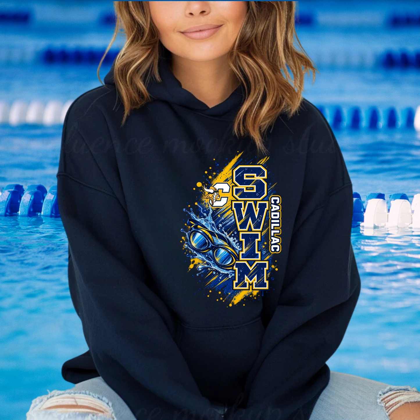 Cadillac Vikings Swim UNISEX Hoodie