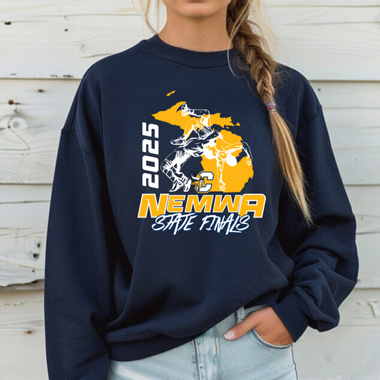 2025 NEMWA State Finals ADULT Crewneck Sweatshirt