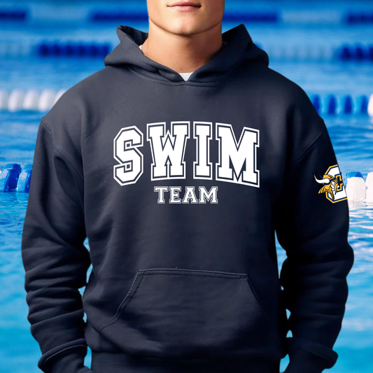 Cadillac Vikings Swim ADULT Hoodie