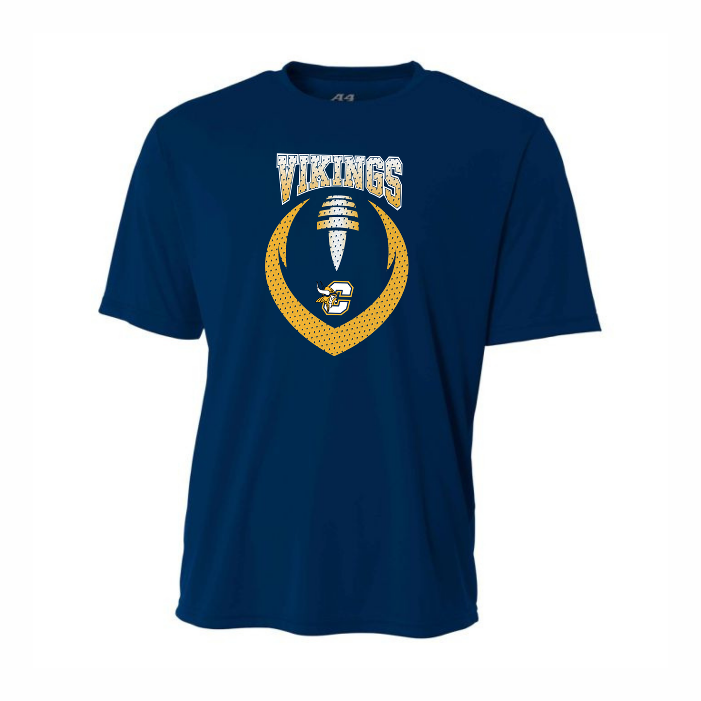 Cadillac Vikings Football UNISEX Dri-Fit T-Shirt - NAVY