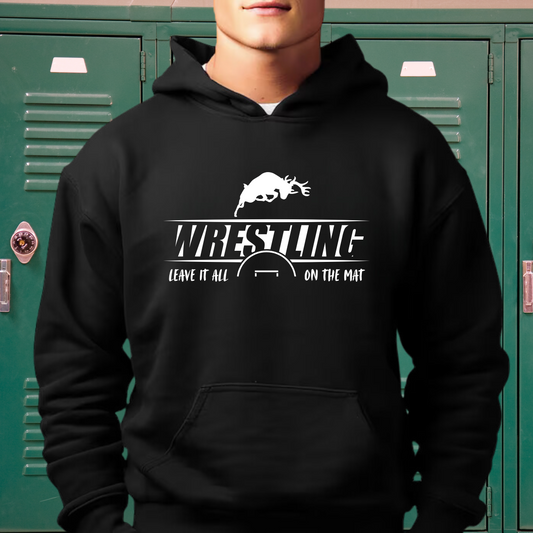 Pine River Bucks Wrestling ADULT Hoodie