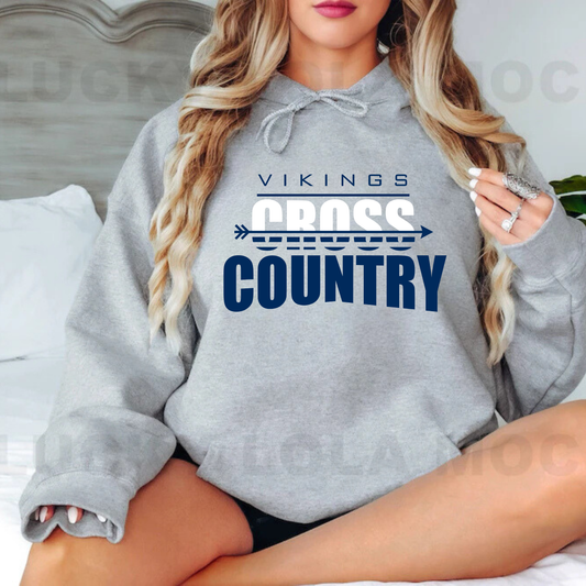 Cadillac Vikings Cross Country ADULT Hoodie
