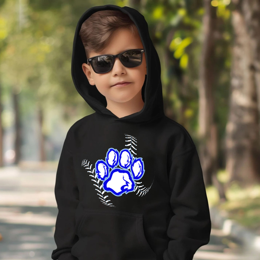 Great Lakes Cougars Baseball Unisex YOUTH Hoodie
