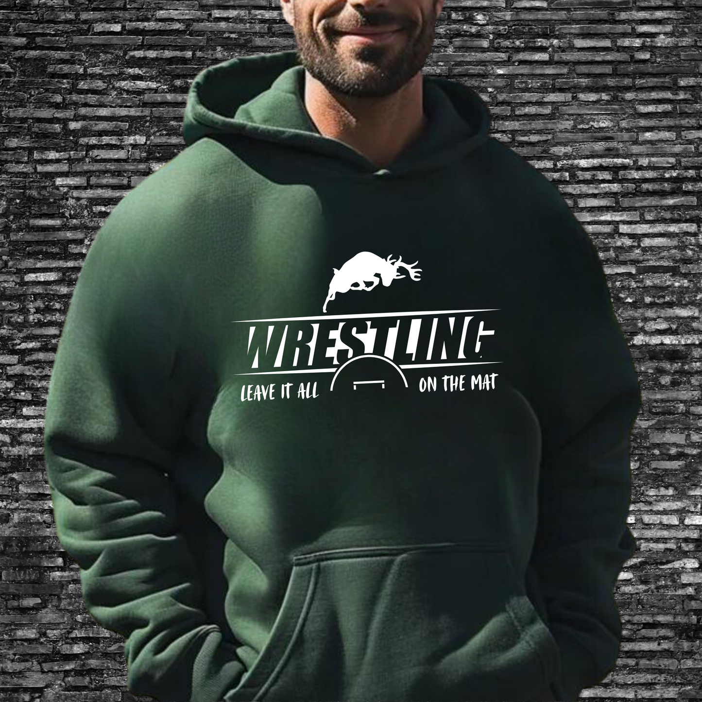 Pine River Bucks Wrestling ADULT Hoodie