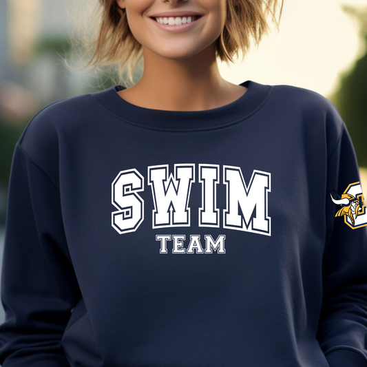 Cadillac Vikings Swim ADULT Unisex Crewneck Sweatshirt