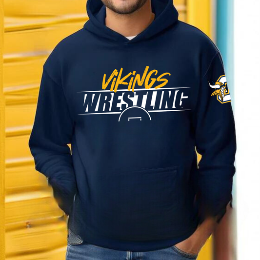 Vikings Wrestling ADULT Hoodie