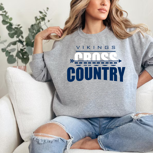 Cadillac Vikings Cross Country ADULT Unisex Crewneck Sweatshirt