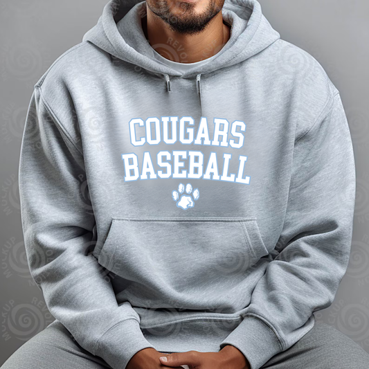 Great Lakes Cougars Baseball ADULT Hoodie