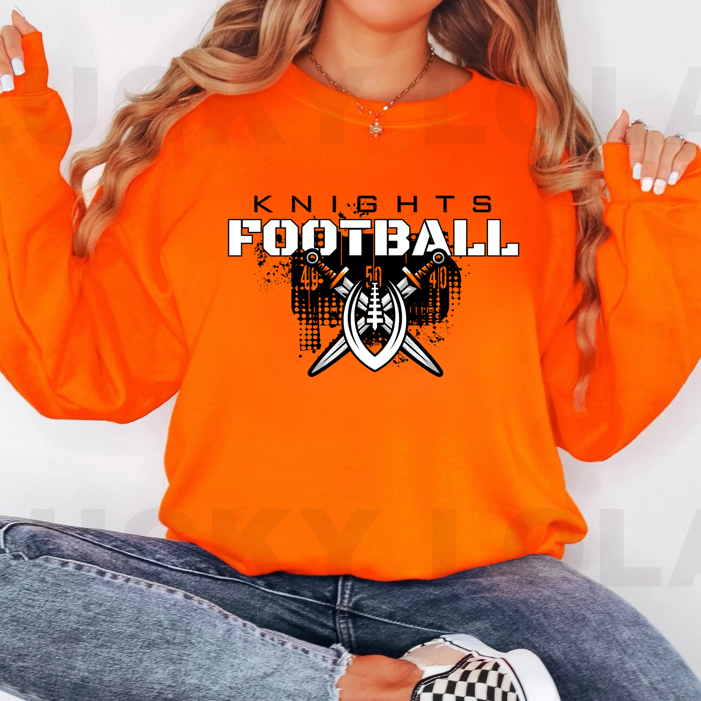 Knights Junior Football ADULT Unisex Crewneck Sweatshirt